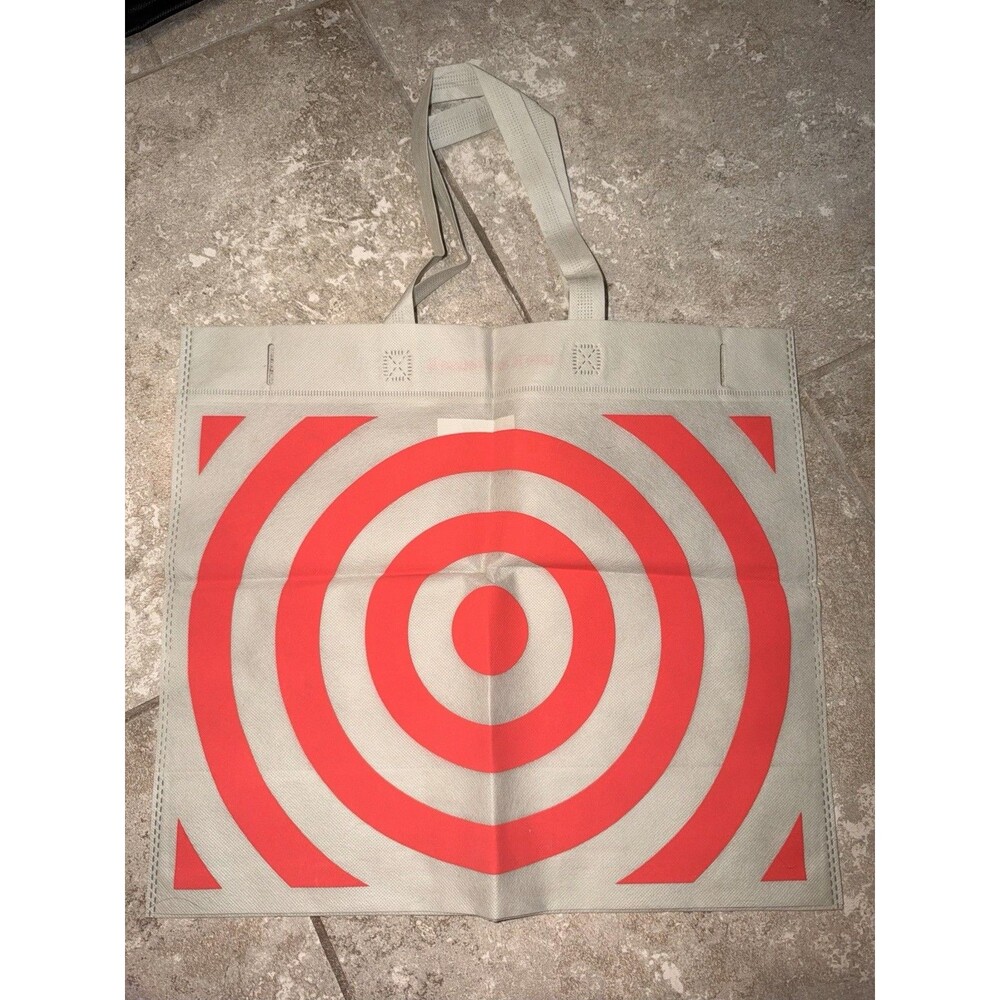 Exclusive Reusable Shopping bag Target Brand Bullseye New Red White